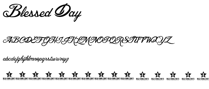 Blessed Day font
